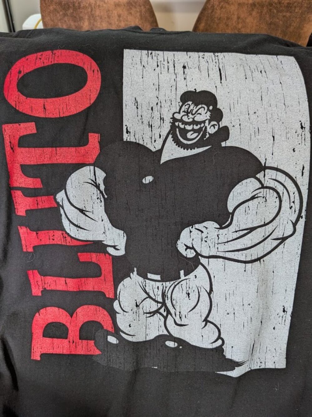 SuperFresh RARE "Double Jacked Bluto" Limited Edition 3XL Body Building Tee